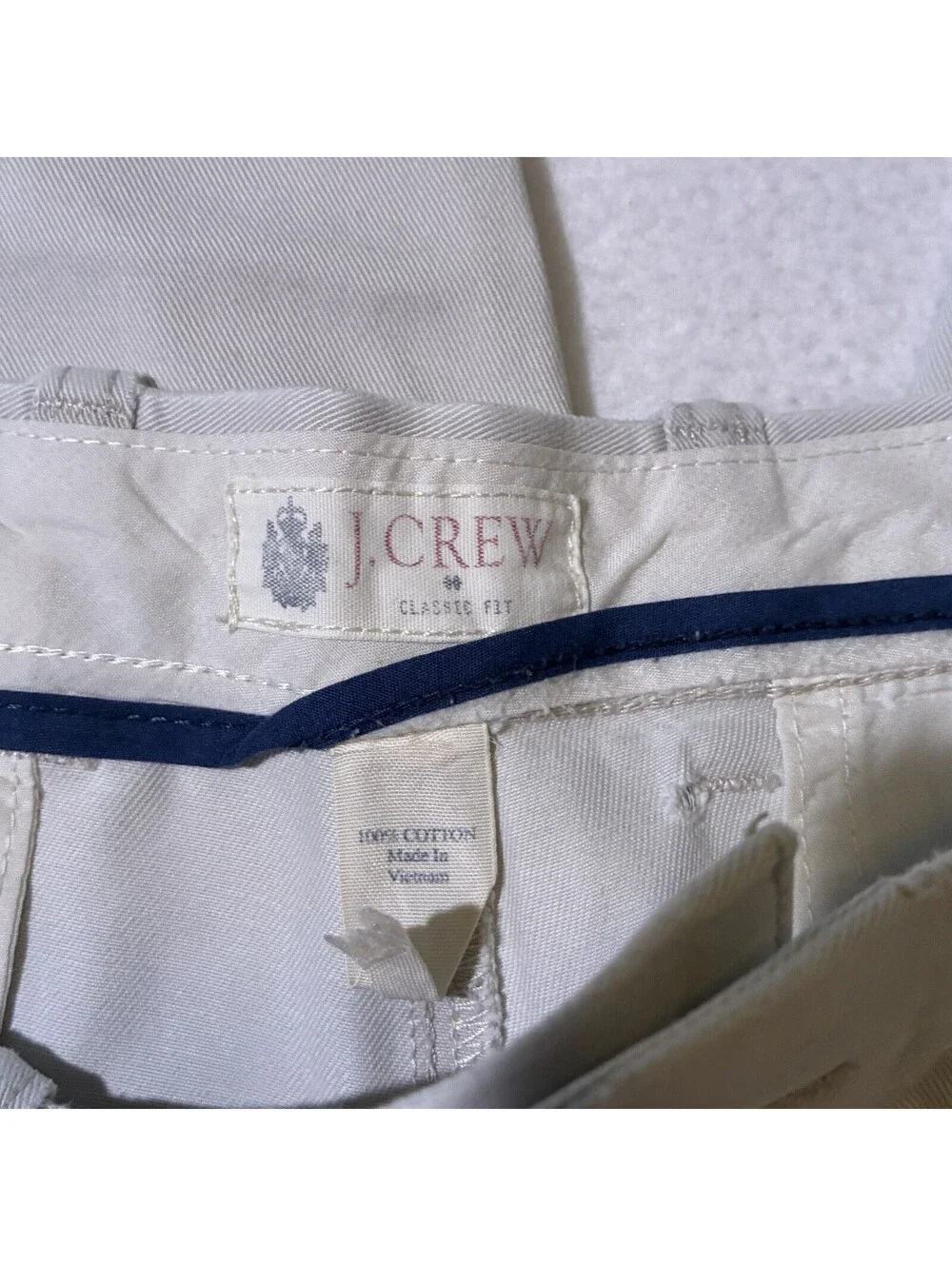 J.CREW Beige Twill Cotton Khaki Tan Chino Pants Men’s 31x28